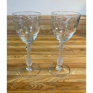 Pair of Crystal Stemware